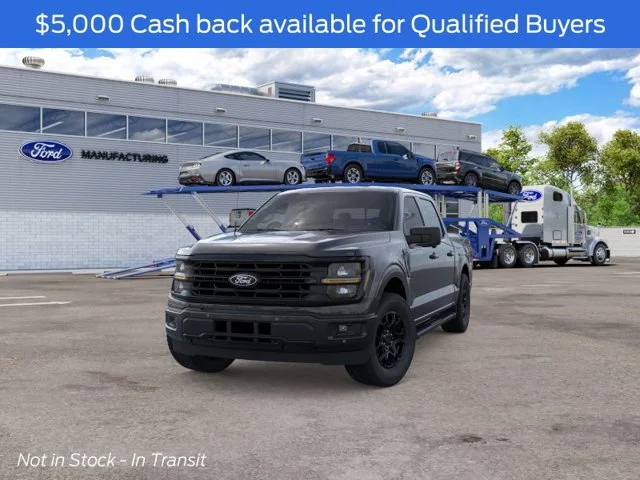 New 2026 Agate Black Metallic Ford XLT image 2