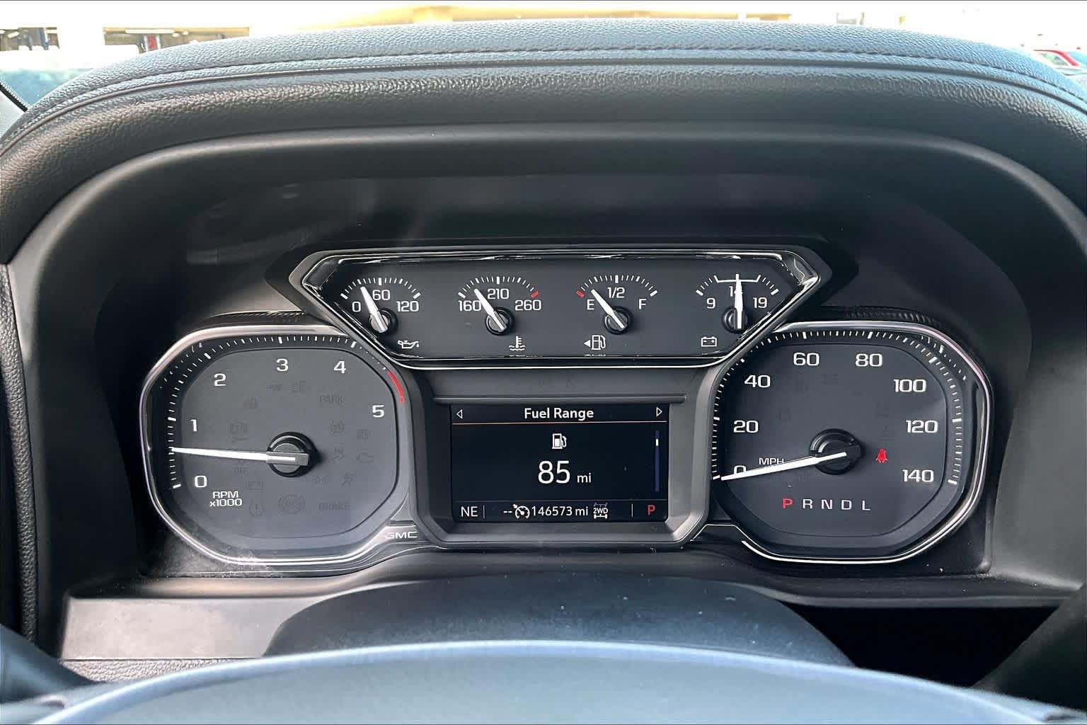 Used 2023 CAYENNE RED TINTCOAT GMC AT4 image 26