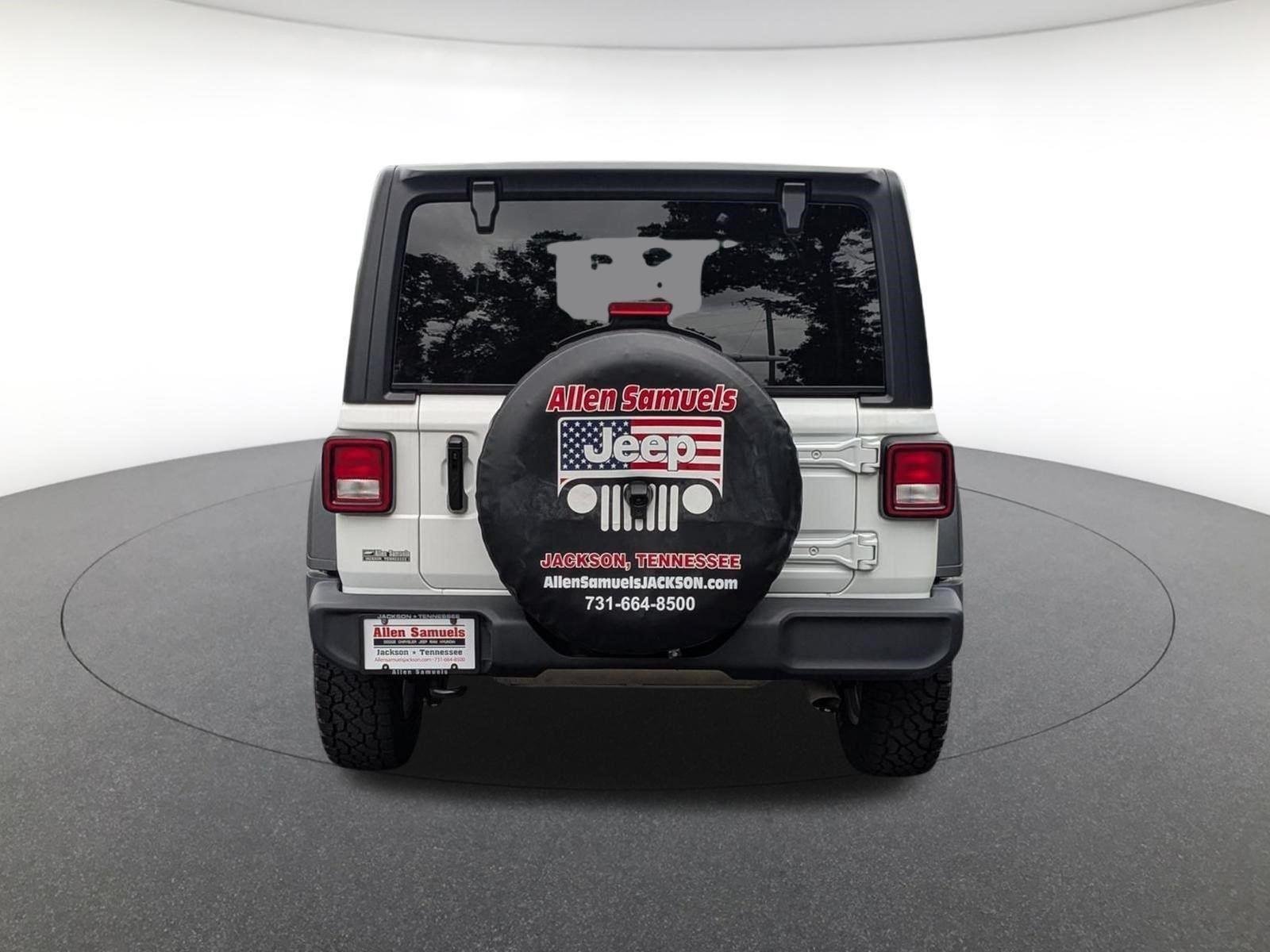 Used 2022 Bright White Clearcoat Jeep Unlimited Sport S image 6