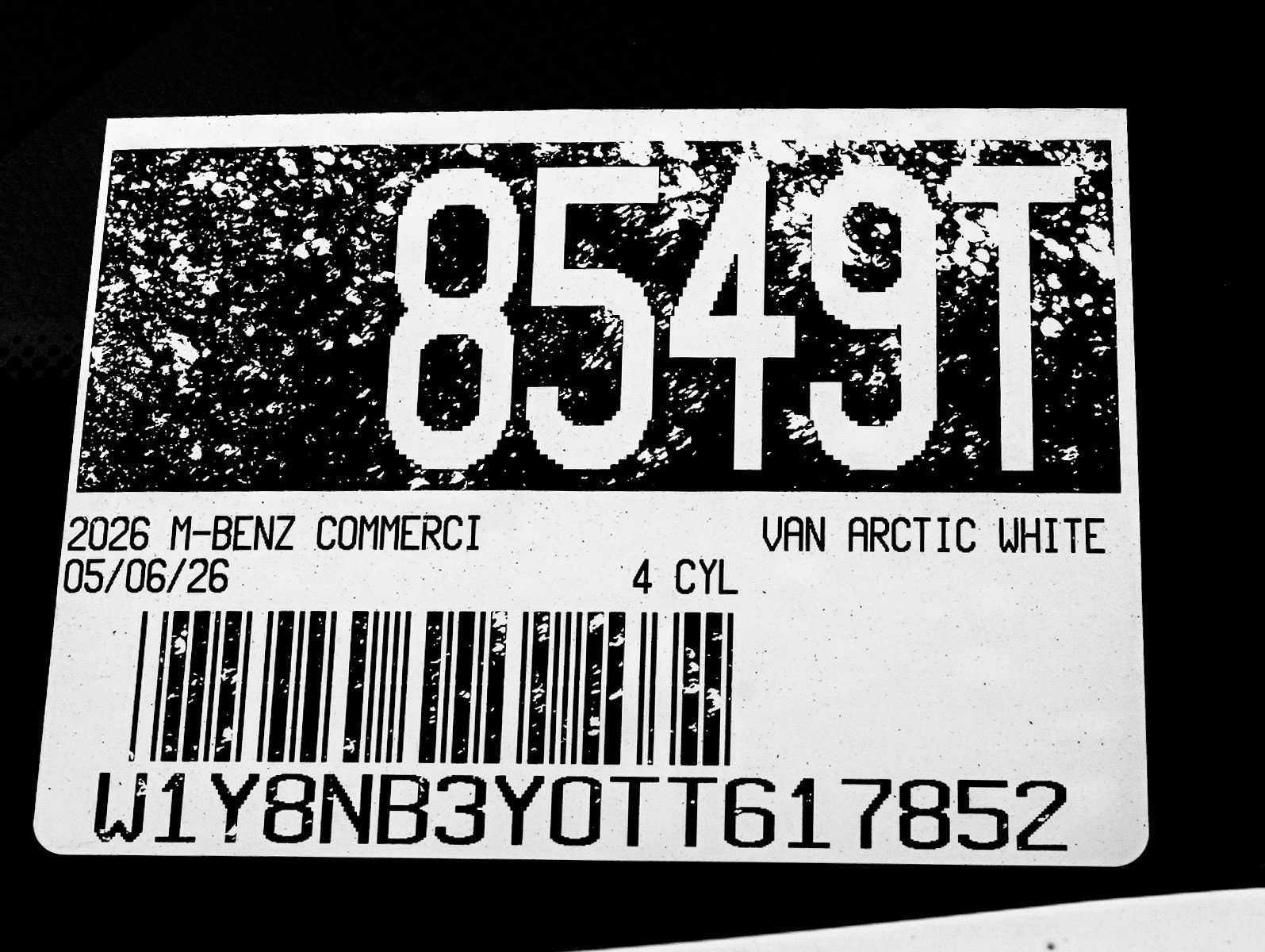 New 2026 Arctic White Mercedes-Benz 3500XD High Roof I4 Diesel HO 144 RWD image 24