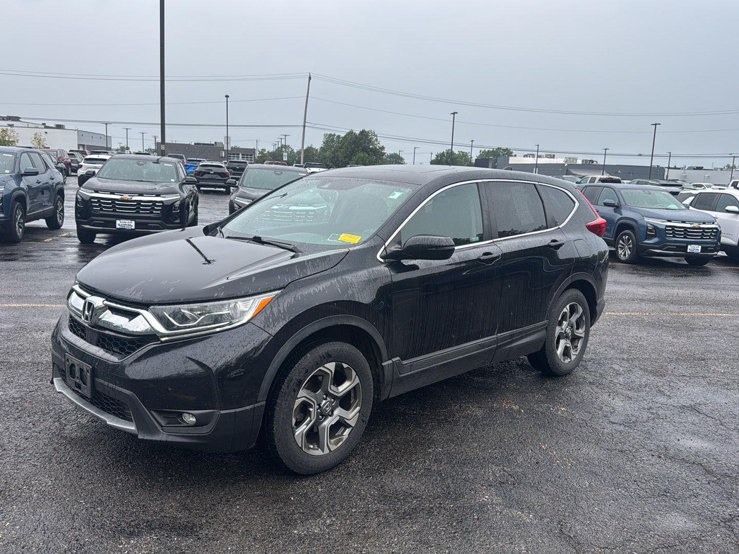 Used 2019 Crystal Black Pearl Honda EX image 3