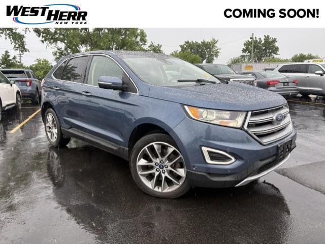 Used 2018 Blue Ford Titanium image 1