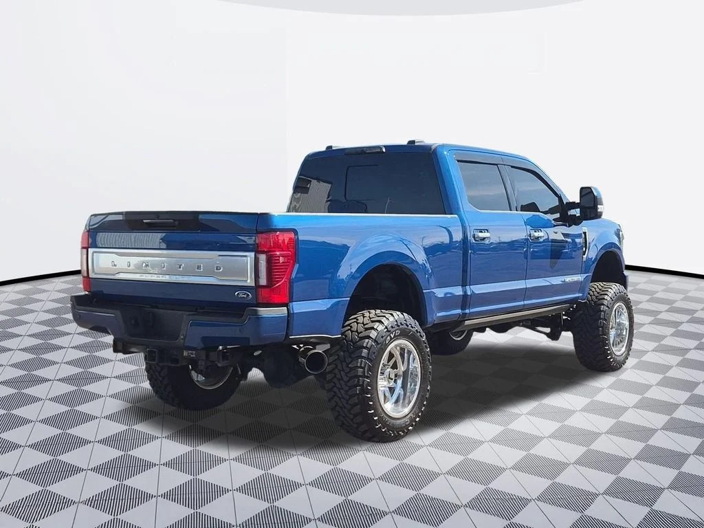 Used 2022 Blue Metallic Ford Limited image 5