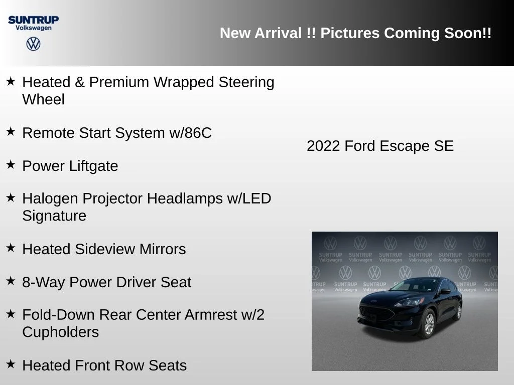 Used 2022 Black Ford SE image 12