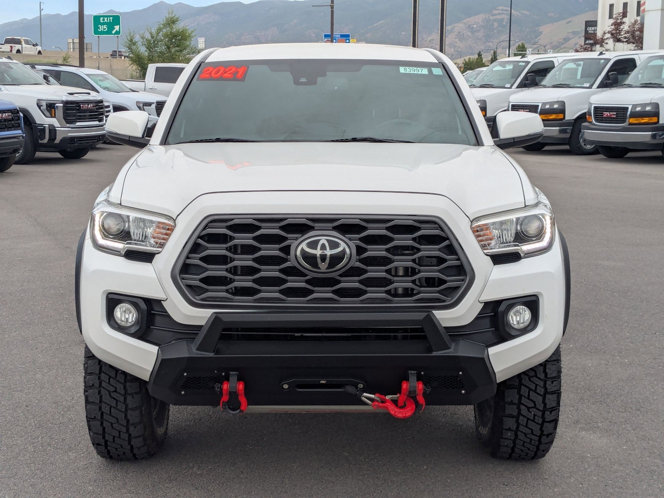 Used 2021 Super White Toyota TRD Off Road image 9