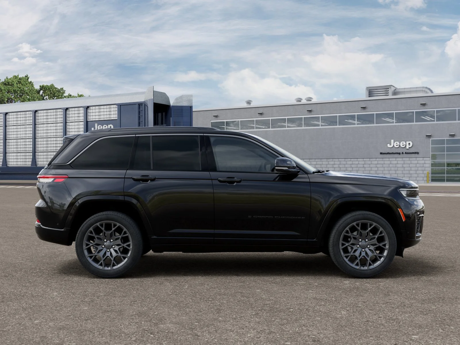 New 2026 Diamond Black Crystal Pearl-Coat Exterior Paint Jeep Summit IN-TRANSIT image 21