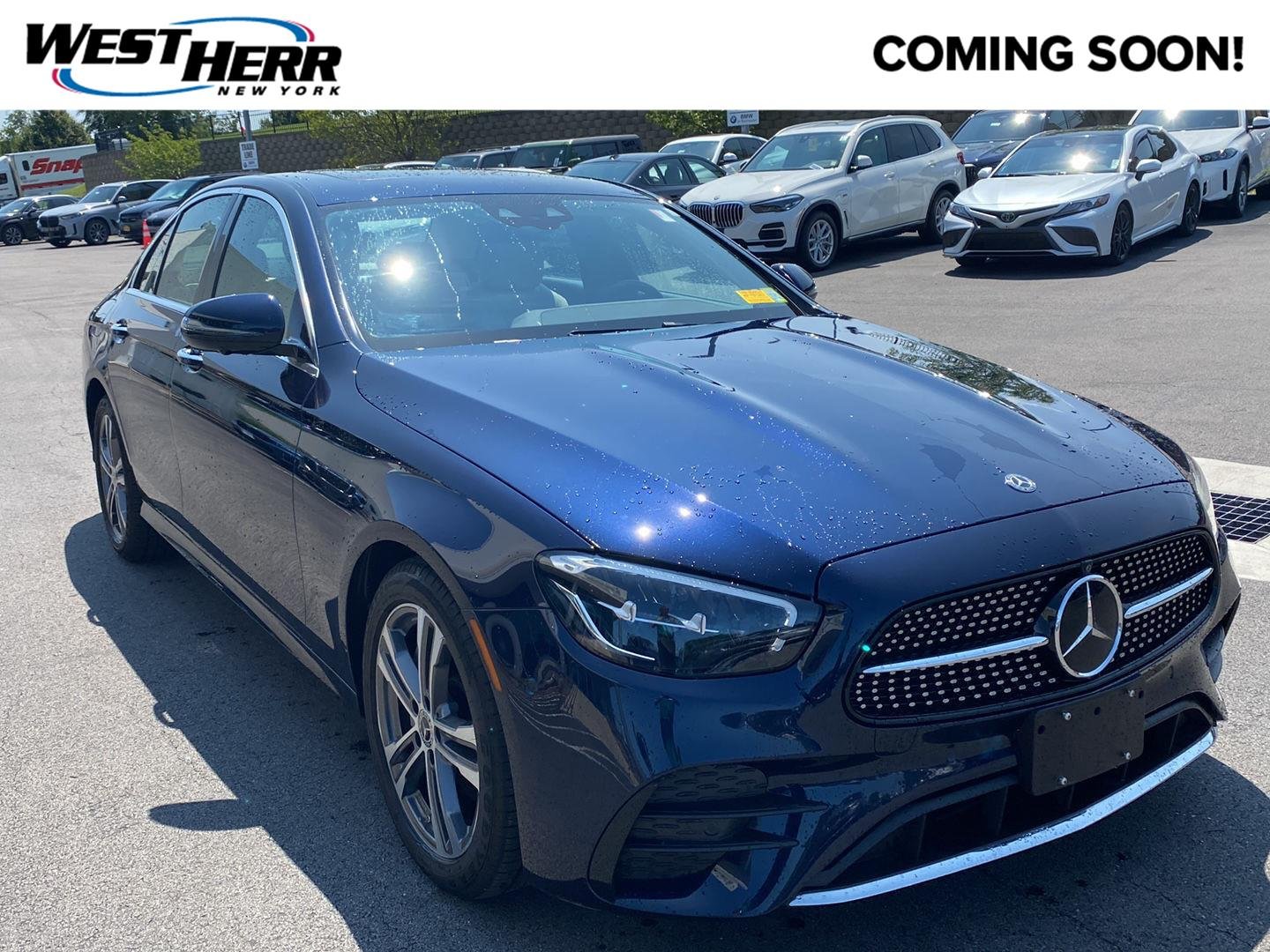 Used 2021 Lunar Blue Metallic Mercedes-Benz E 350 image 1
