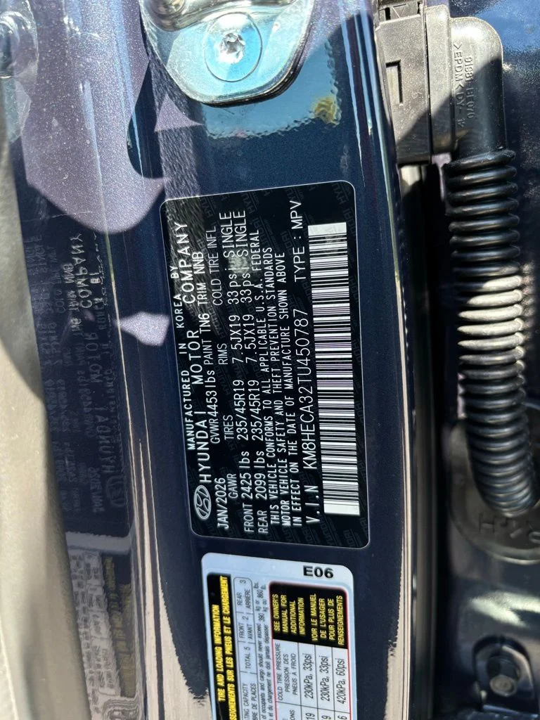New 2026 Blue Hyundai Limited image 18