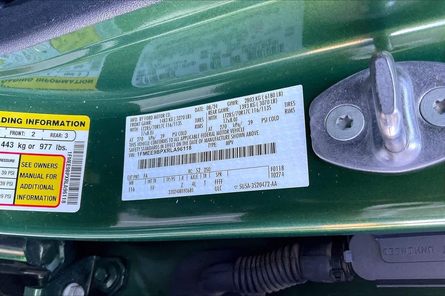 Used 2024 Eruption Green Ford Badlands image 30