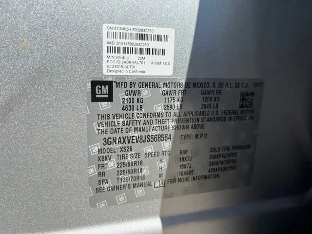 Used 2018 SILVER ICE METALLIC Chevrolet Premier image 17