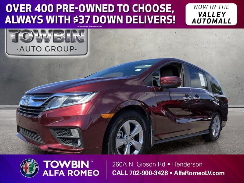 Used 2018 Deep Scarlet Pearl Honda EX-L AUTO image 1