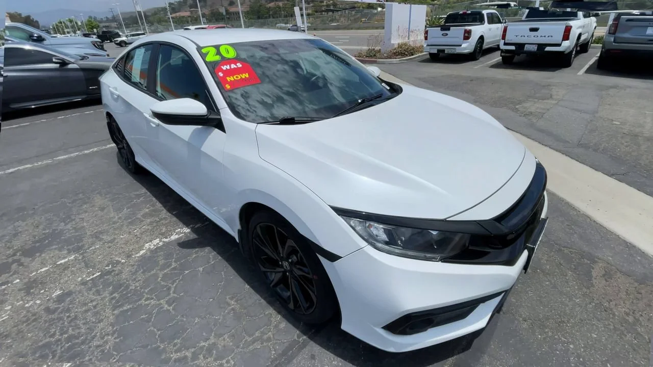 Used 2020 Honda Civic Sport with VIN 19XFC2F84LE203253 for sale in San Juan Capistrano, CA