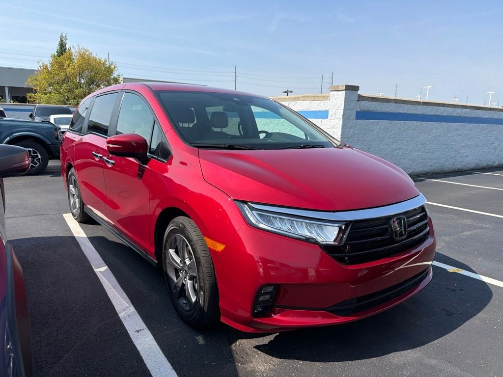 Certified Used 2024 Radiant Red Metallic II Honda EX image 4