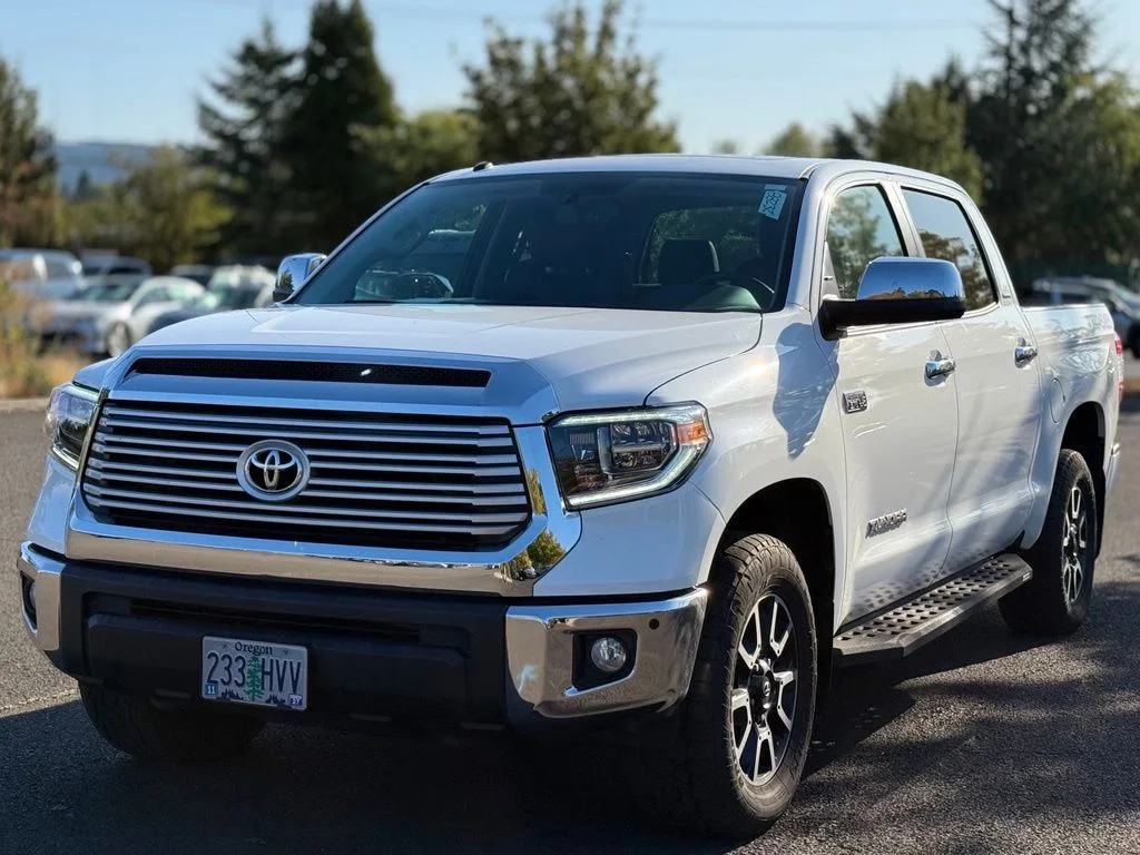 Used 2016 Super White Toyota Limited image 1