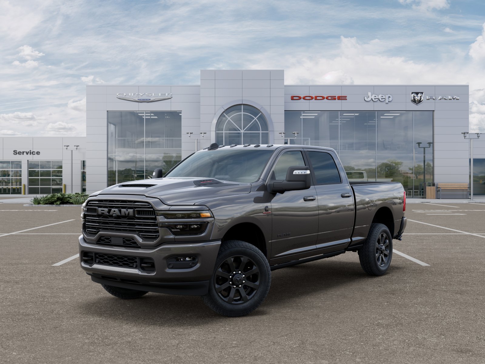 New 2026 Granite Crystal Metallic Clear-Coat Exterior Paint RAM Laramie image 27