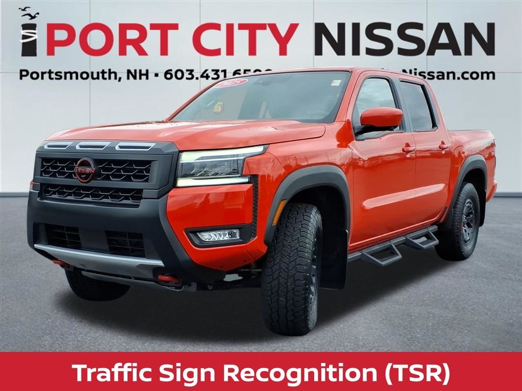 Used 2025 Afterburn Orange Nissan PRO-4X premium W/LEATHER, SUNROOF & ONLY 5k MILES! image 38