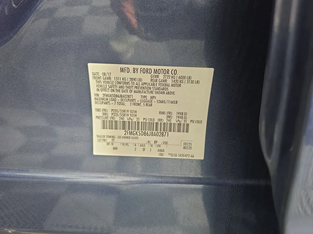 Used 2018 Blue Ford Limited image 39