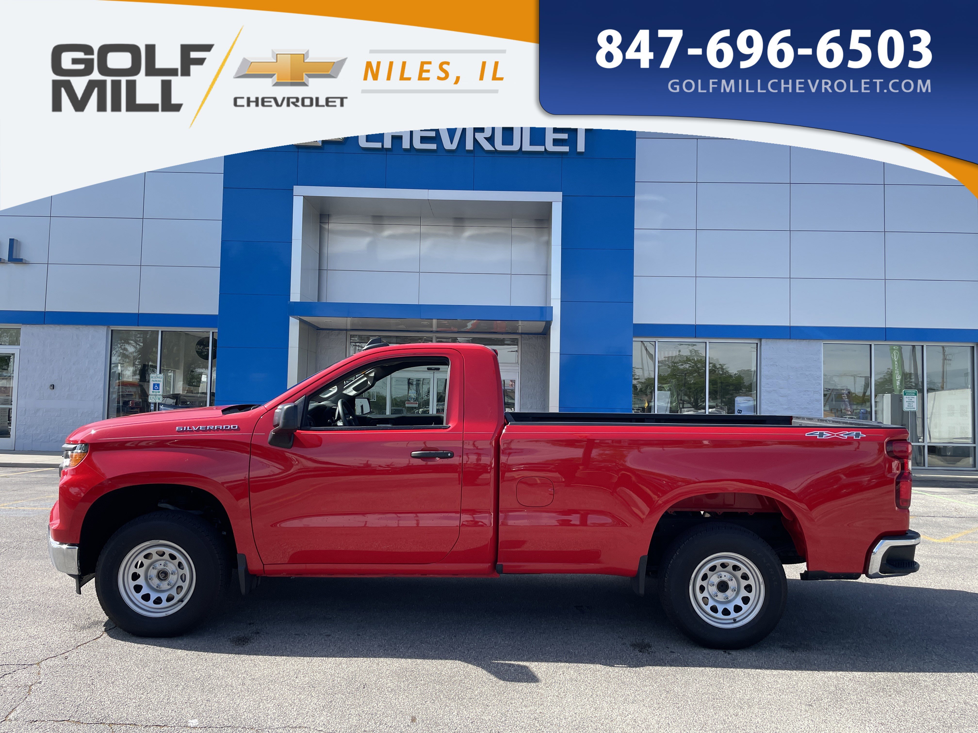 Used 2025 Red Hot Chevrolet Work Truck image 8