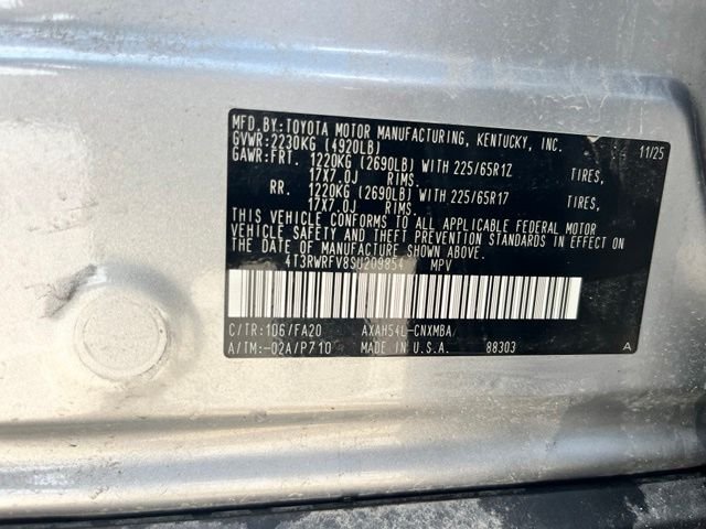 Used 2025 Silver Toyota XLE image 14