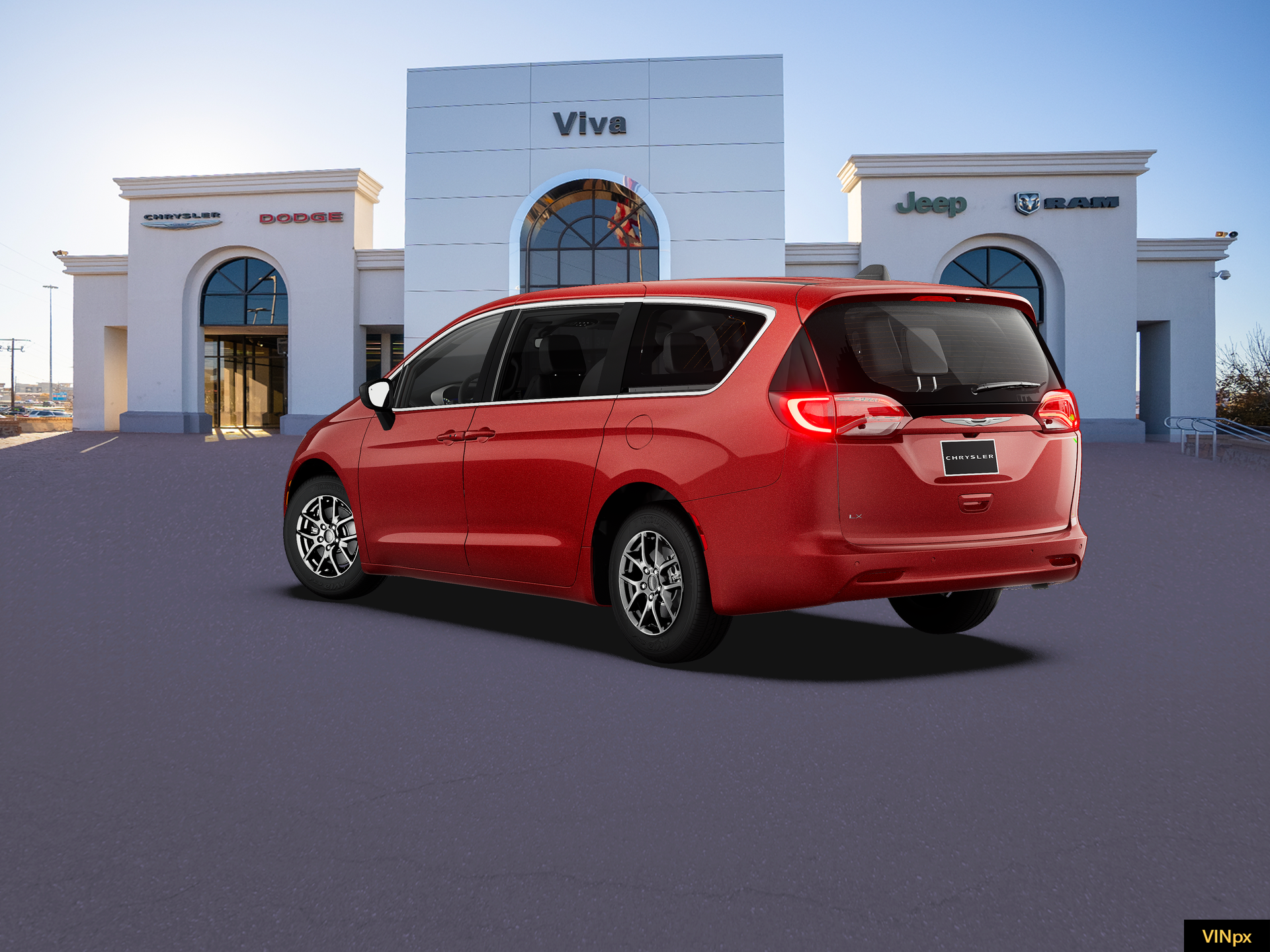 New 2027 Red Hot Pearl-Coat Exterior Paint Chrysler LX image 4