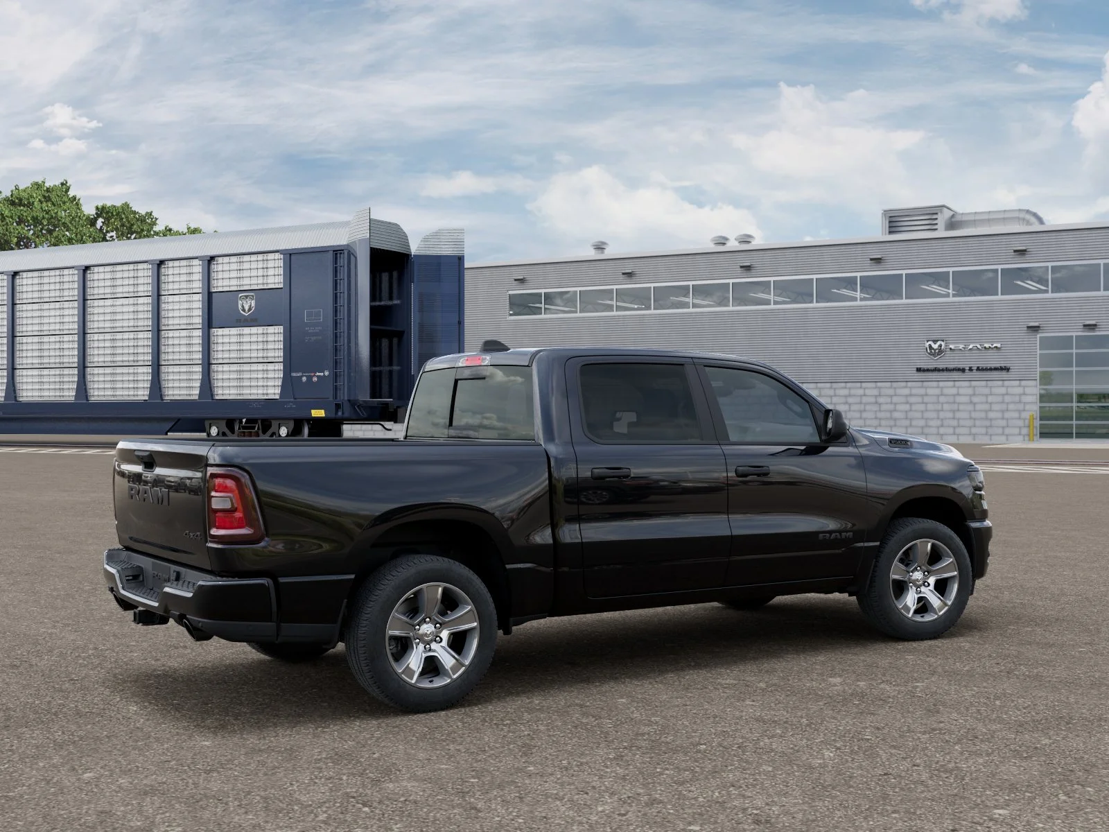 New 2026 Diamond Black Crystal Pearl-Coat Exterior Paint RAM Express image 2