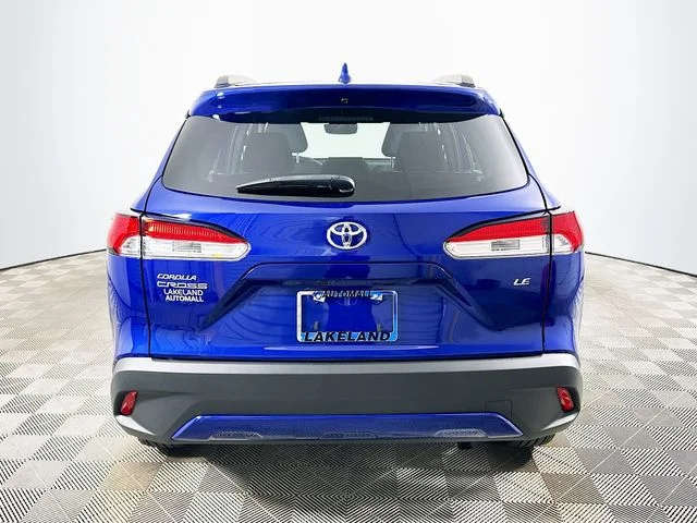 Certified Used 2024 Blue Toyota LE image 4