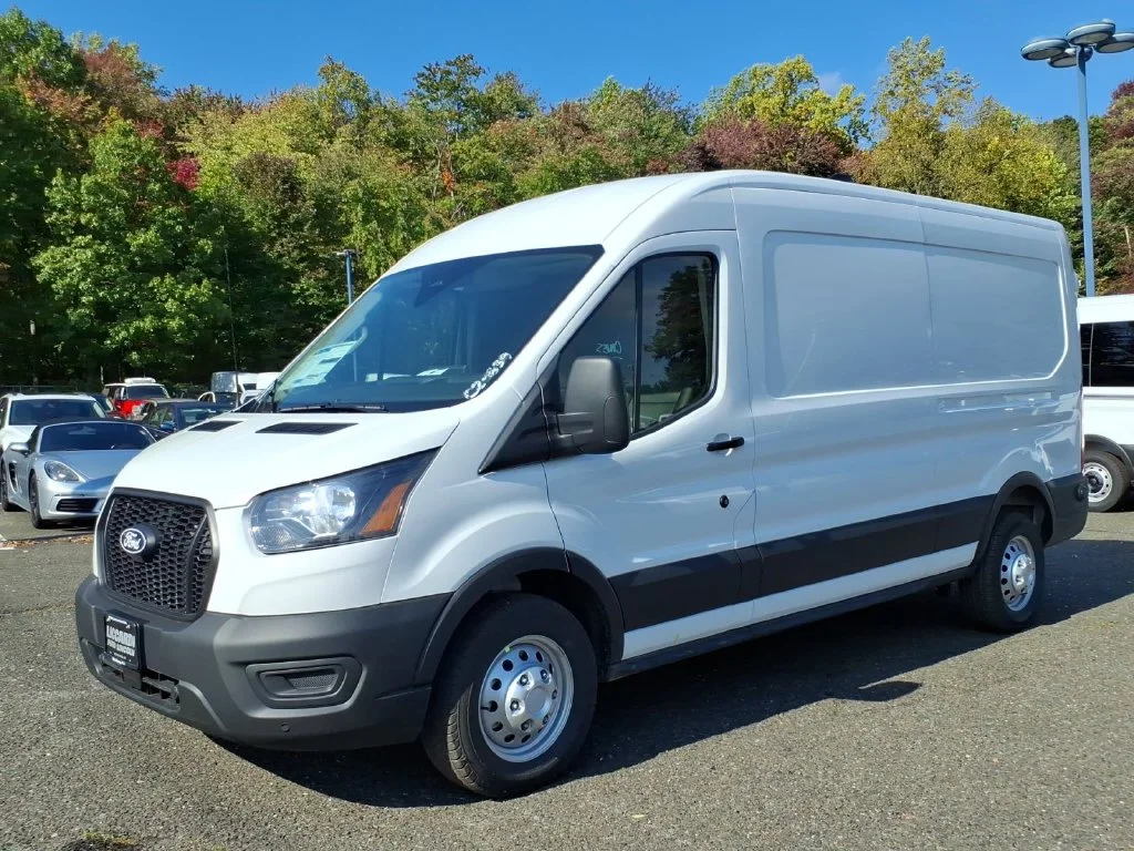 New 2027 Oxford White Ford Cargo Van image 3