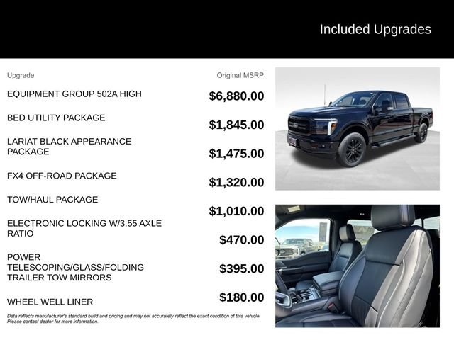 New 2026 Agate Black Metallic Ford Lariat® image 5