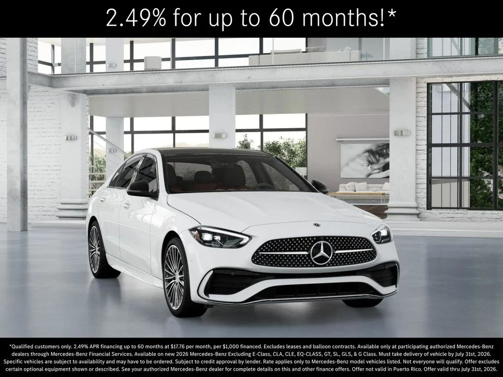 New 2026 Polar White Mercedes-Benz C 300 image 9