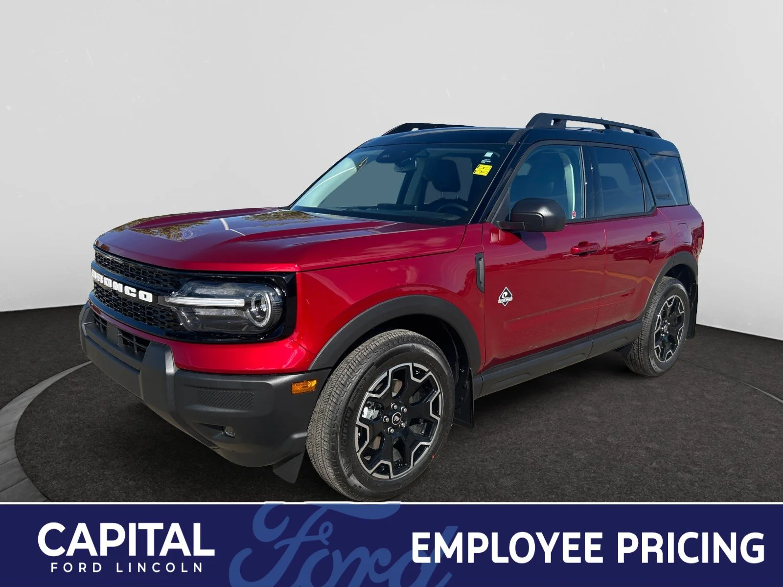 New 2026 Ruby Red Metallic Tinted Clearcoat Ford Outer Banks image 1