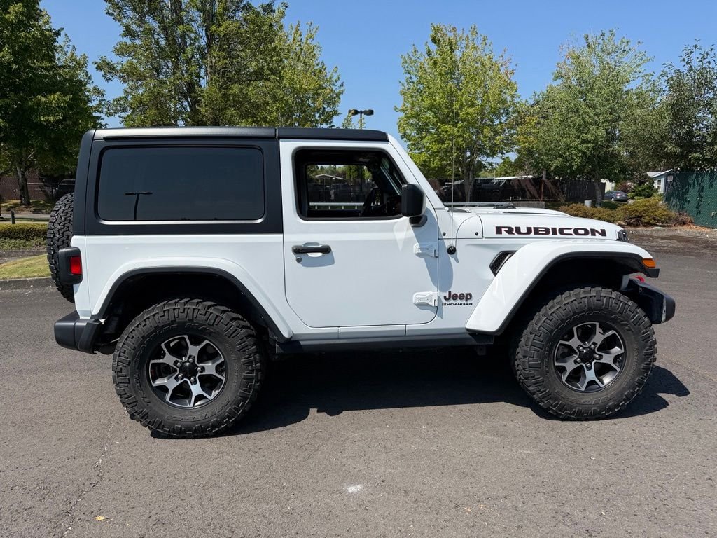 Used 2023 Bright White Clearcoat Jeep Rubicon image 8