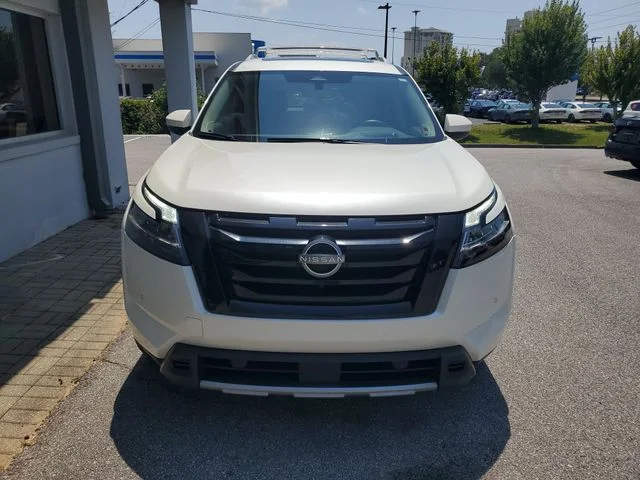Certified Used 2024 White Nissan Platinum image 14