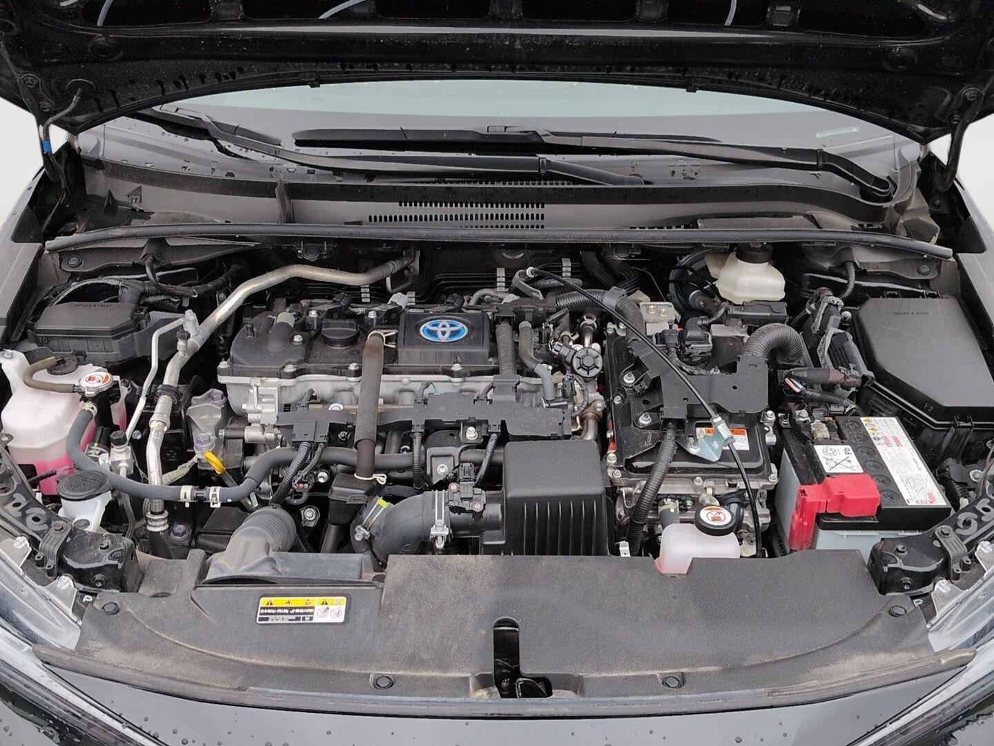 Certified Used 2024 Midnight Black Metallic Toyota Hybrid LE image 9