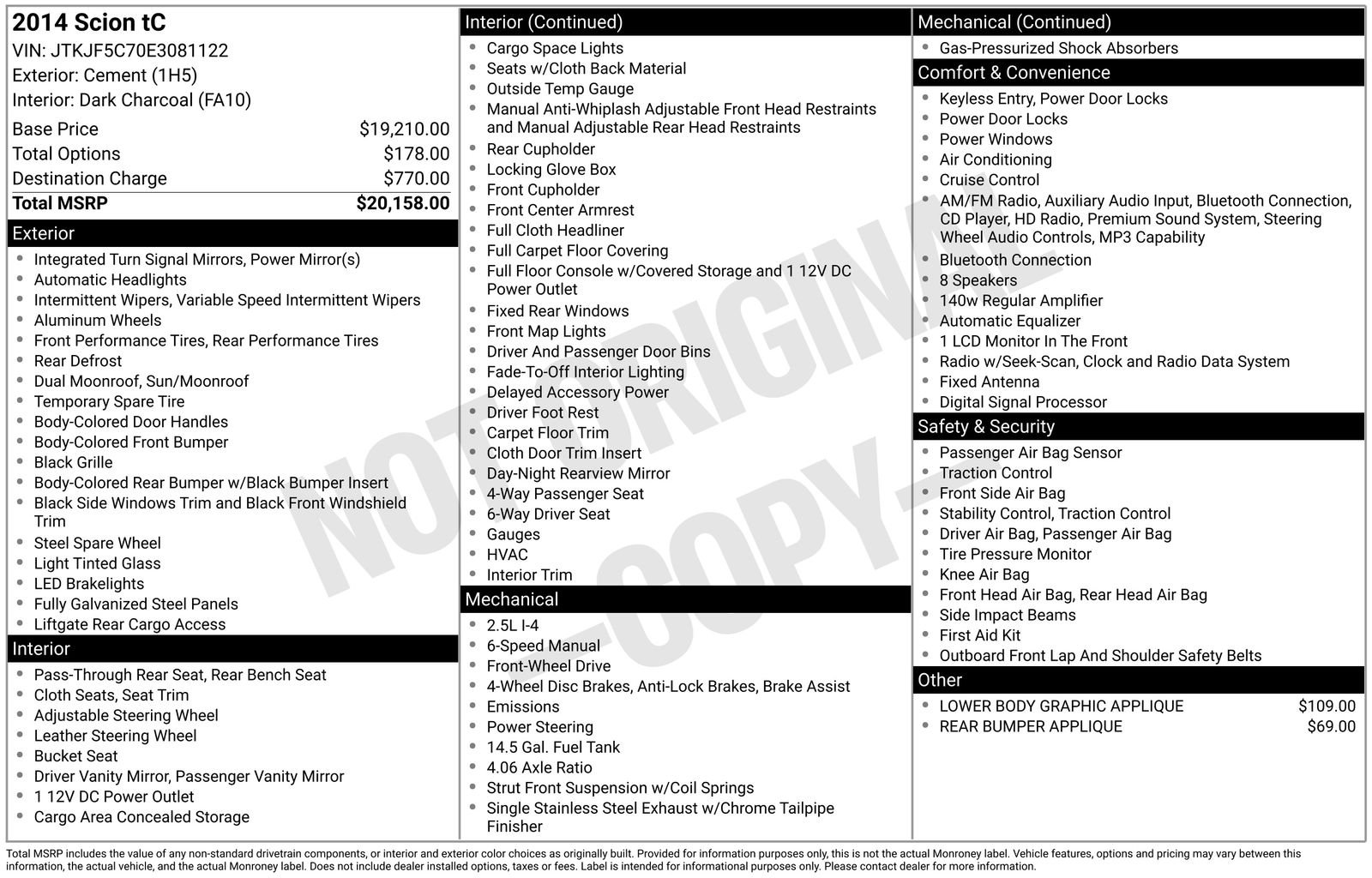 Used 2014 Cement Scion Base image 10