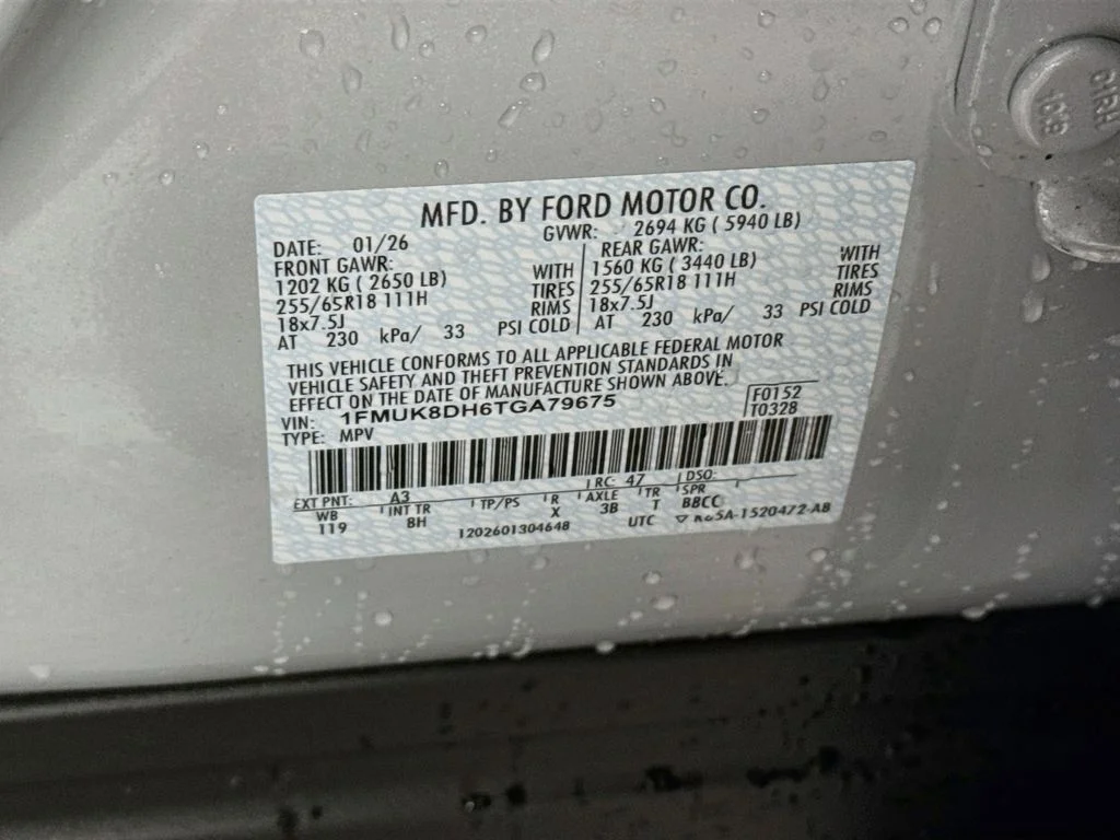 New 2026 Space White Metallic Ford Active w/200A Pkg image 31