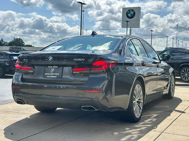 Certified Used 2023 Dark Graphite Metallic BMW 530i xDrive image 9
