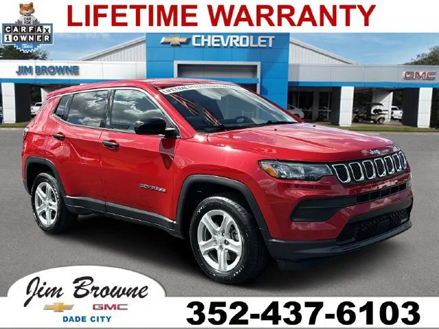 Used 2023 Red Jeep Sport 4x4 image 1