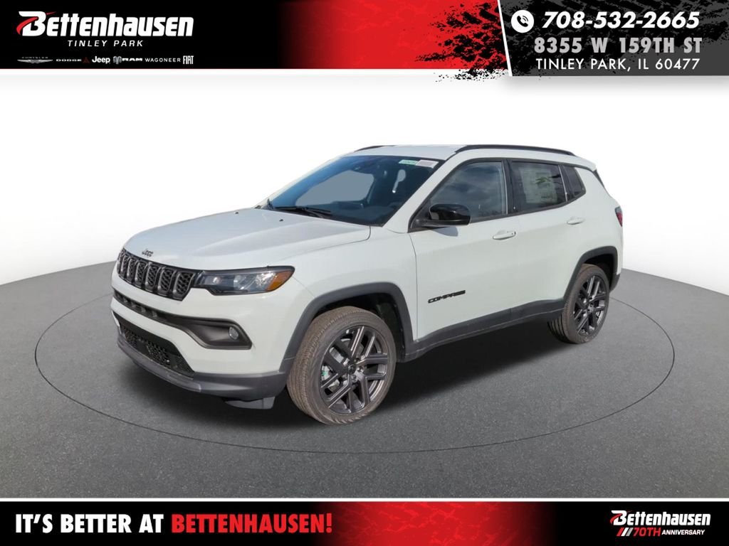 New 2026 Bright White Clear-Coat Exterior Paint Jeep Latitude image 10