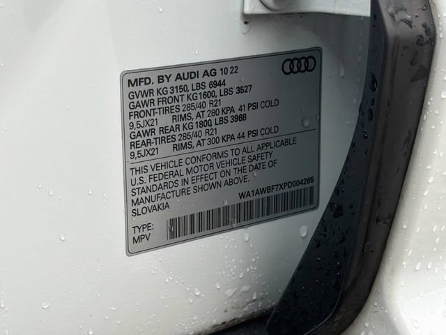 Used 2023 Glacier White Metallic Audi Premium Plus image 46