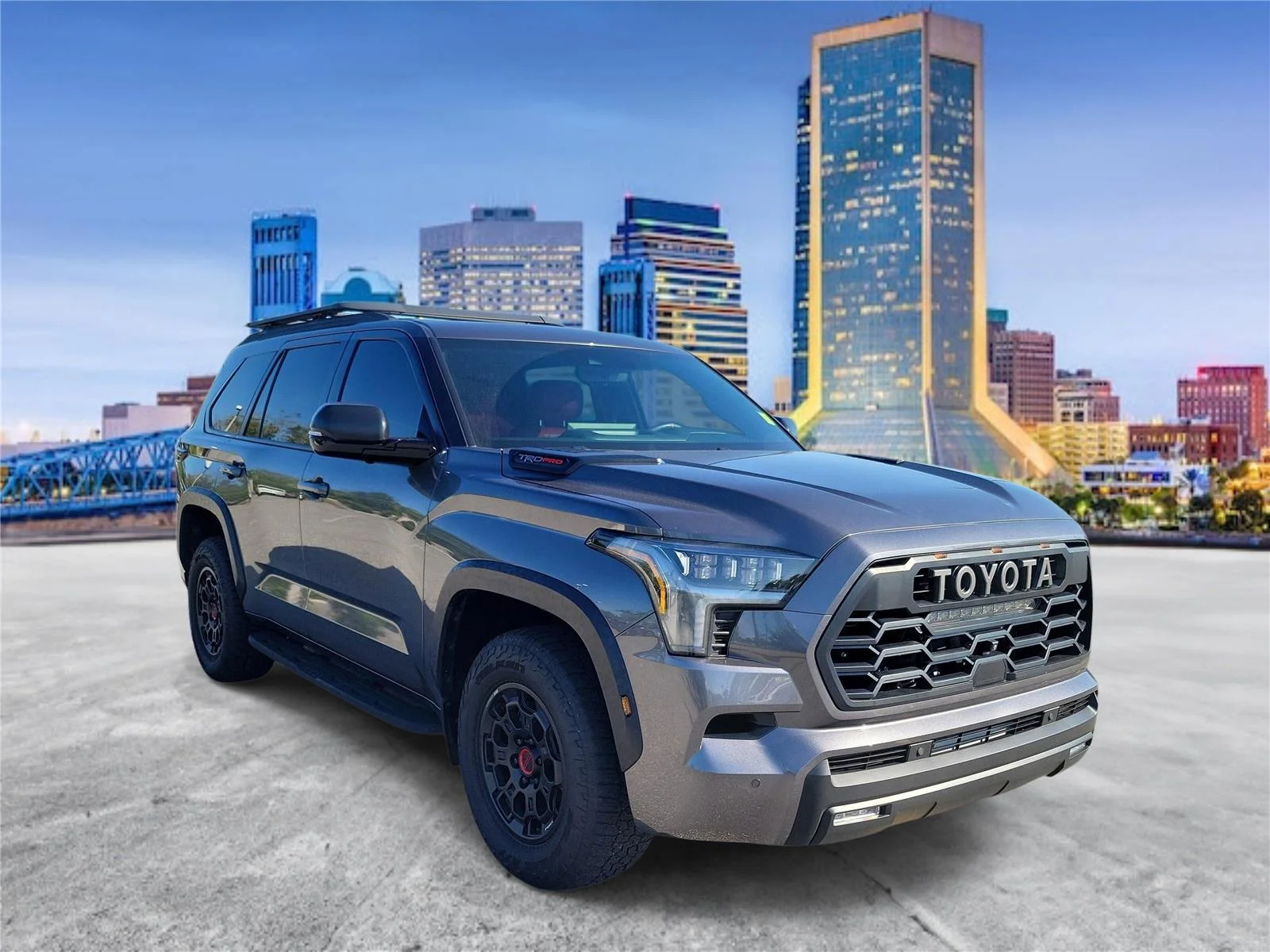 Used 2025 Magnetic Gray Metallic Toyota TRD Pro image 4