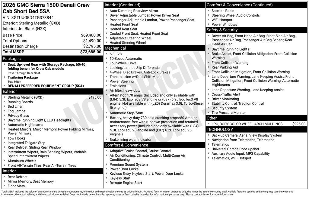 New 2026 Sterling Metallic GMC Denali image 31