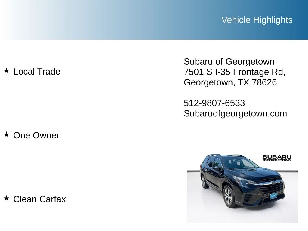 Certified Used 2024 Black Subaru Premium image 11