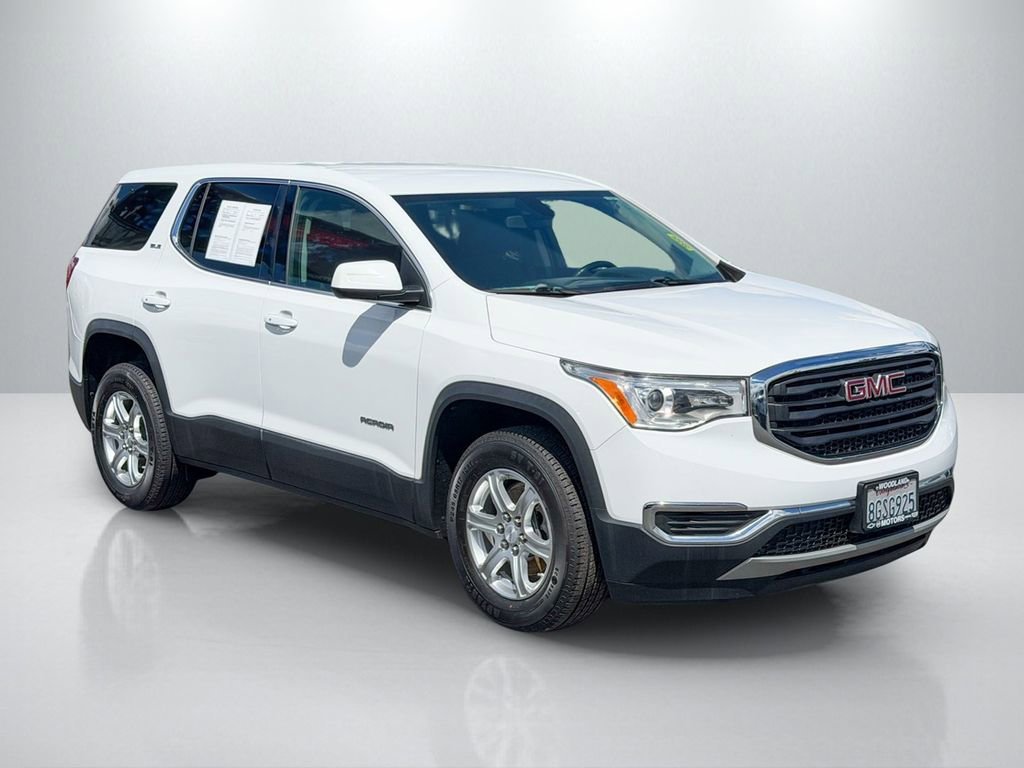 Used 2018 GMC Acadia SLE-1 with VIN 1GKKNKLA0JZ239947 for sale in Woodland, CA