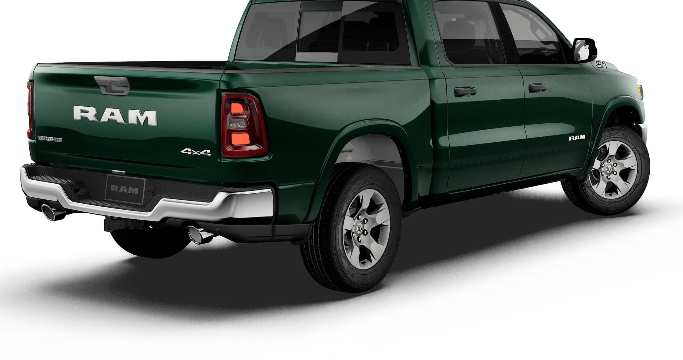 New 2027 Serrano-Green Metallic Exterior Paint RAM BIG HORN image 2
