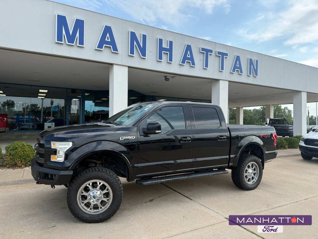Used 2016 Shadow Black Ford Lariat image 1