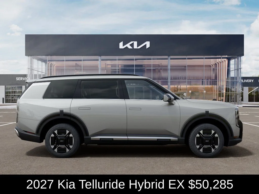 New 2027 Ivory Silver Kia EX image 8