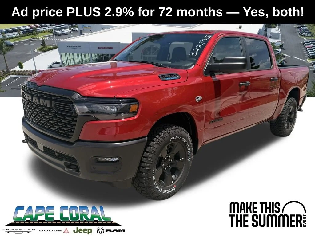 New 2026 Molten Red Pearl-Coat Exterior Paint RAM Warlock image 1