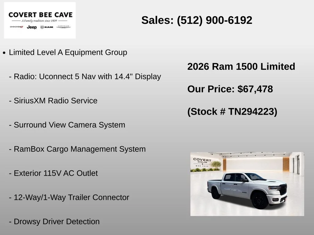 New 2026 White Ram Limited image 27