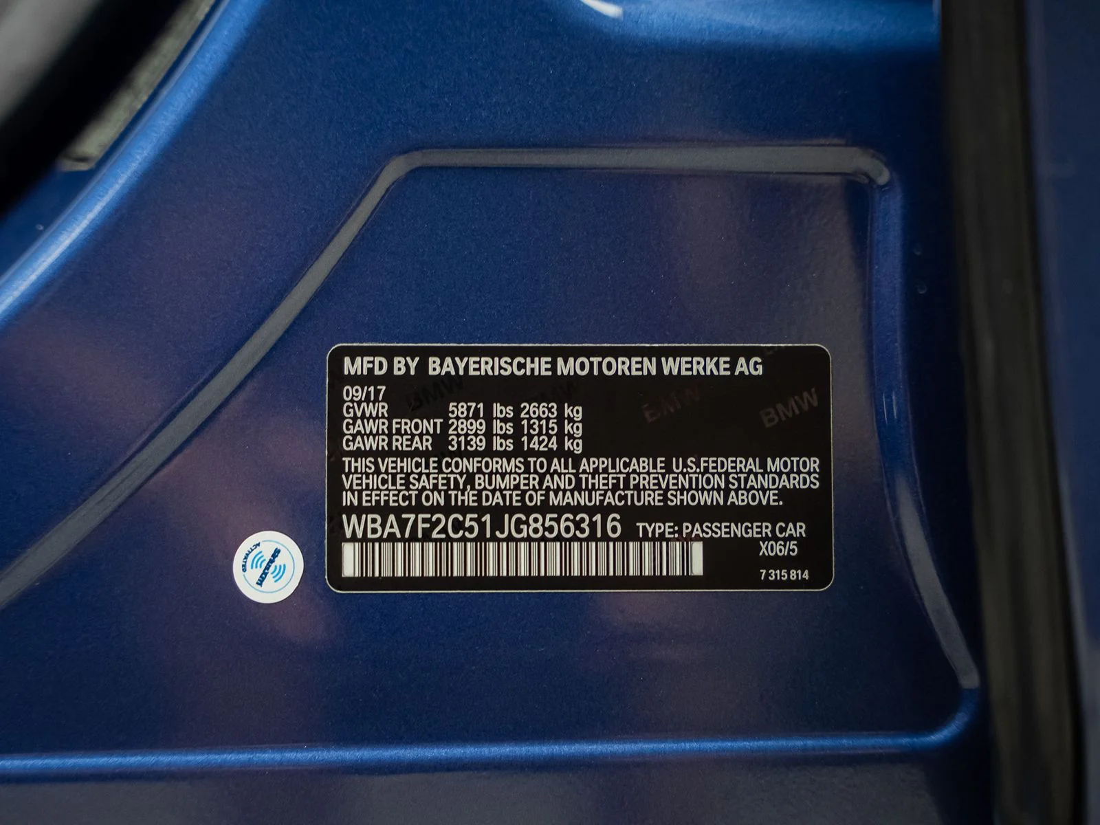 Used 2018 Blue BMW ALPINA B7 xDrive image 73