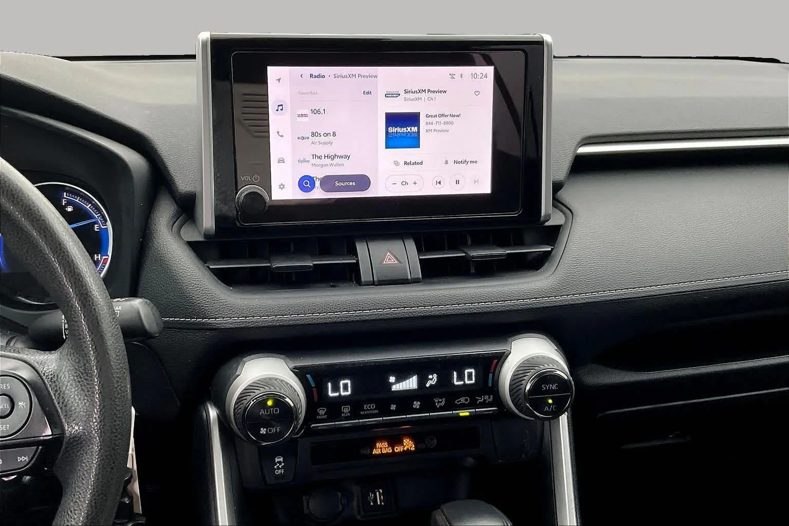Certified Used 2025 Midnight Black Metallic Toyota Hybrid LE image 7